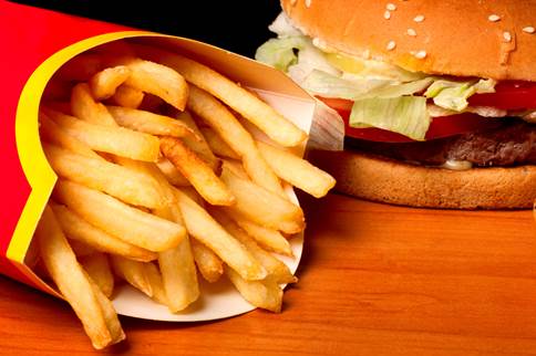 image of McDonald's fries and burger