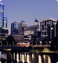 Gold Coast skyline in Australia