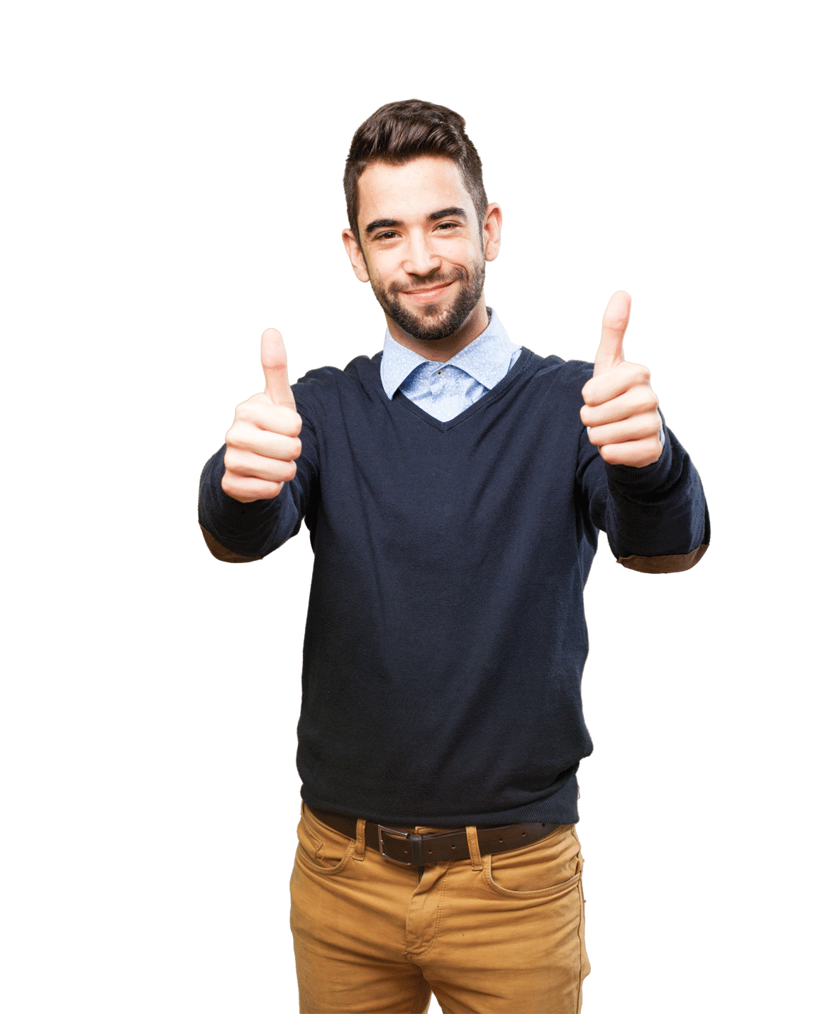 SEO expert doing a thumbs-up