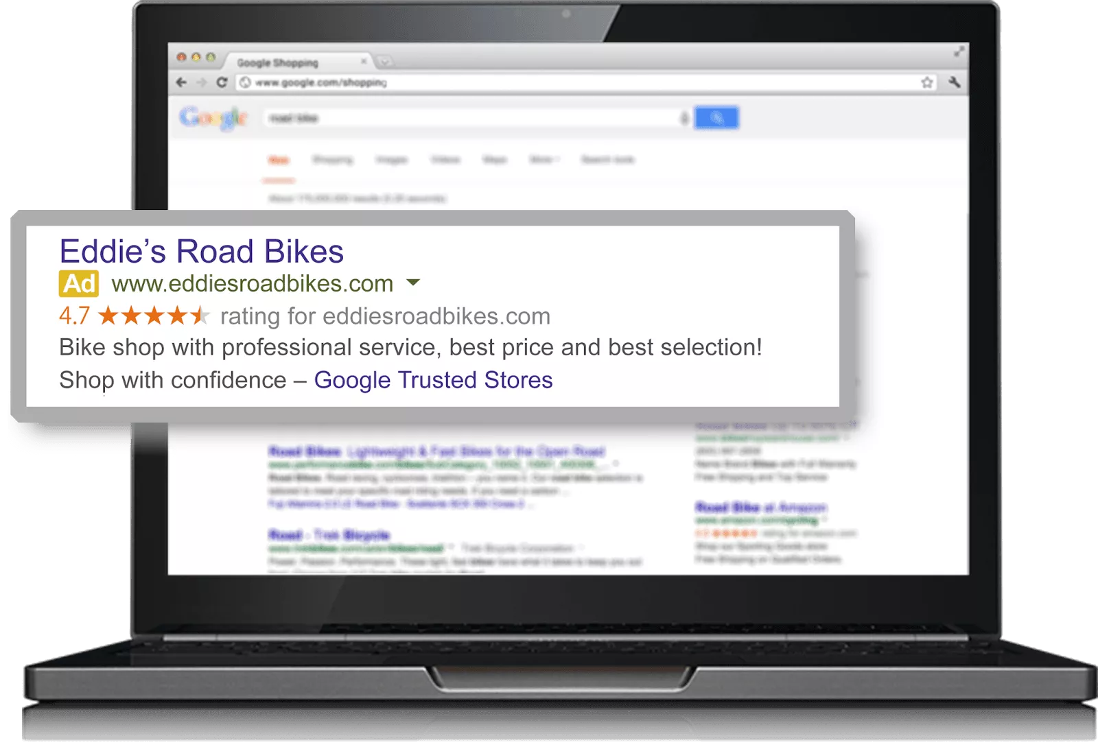 pay per click advertisement shown on google search results