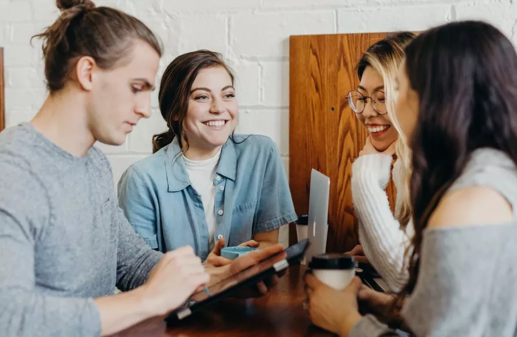 group of people strategizing for SEO