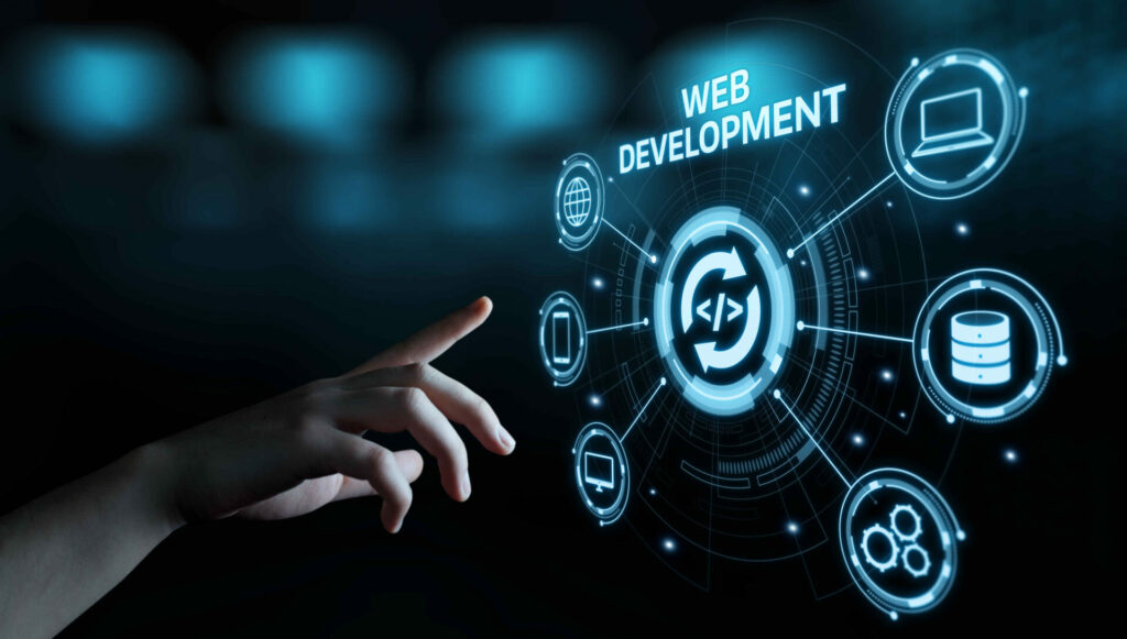 illustration of web development services in adelaide