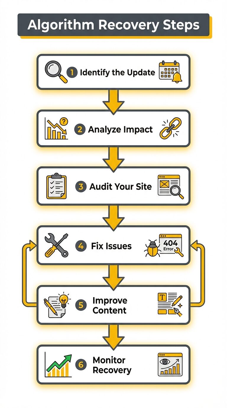 Algorithm Recovery Steps - 6 step process