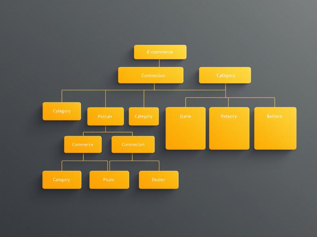 E-commerce site structure and category navigation