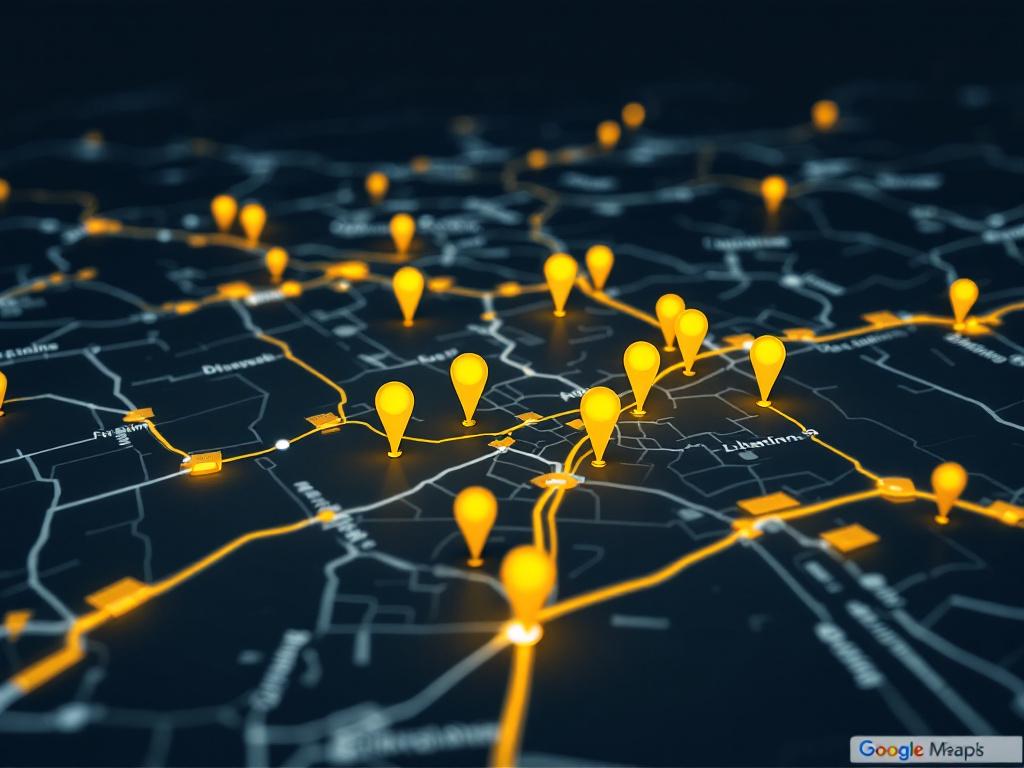 Google local pack showing business listings