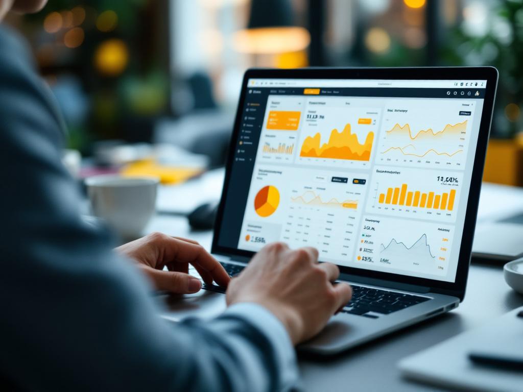 Hotel analytics dashboard showing occupancy and revenue data