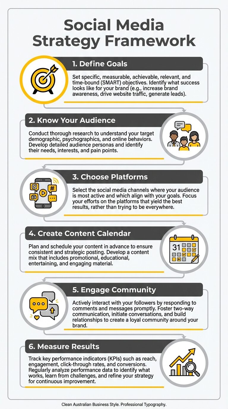 Social Media Strategy Framework - 6 steps to success