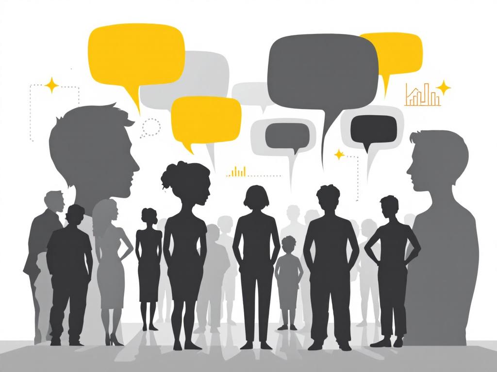 Audience engagement and data visualisation concept