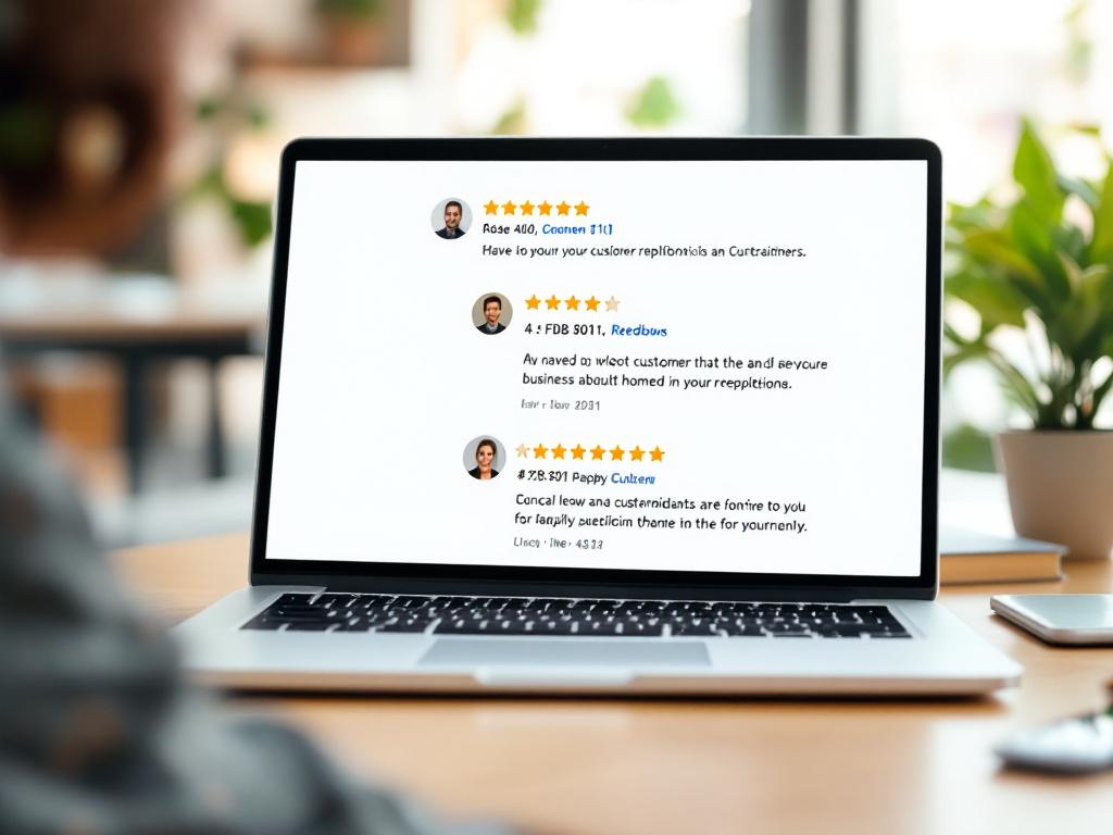 Customer reviews for tradie business