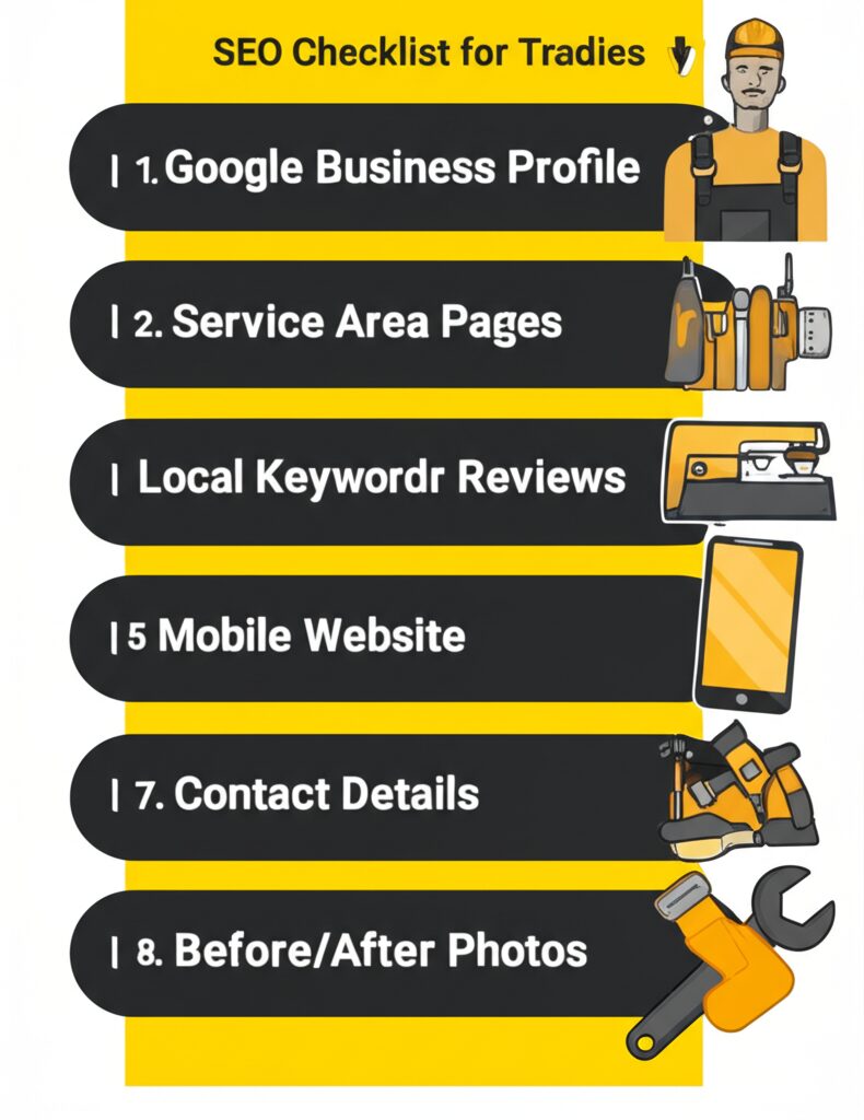 SEO Checklist for Tradies - 8 essential steps