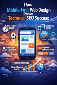 how mobile-first web design drives technical seo success