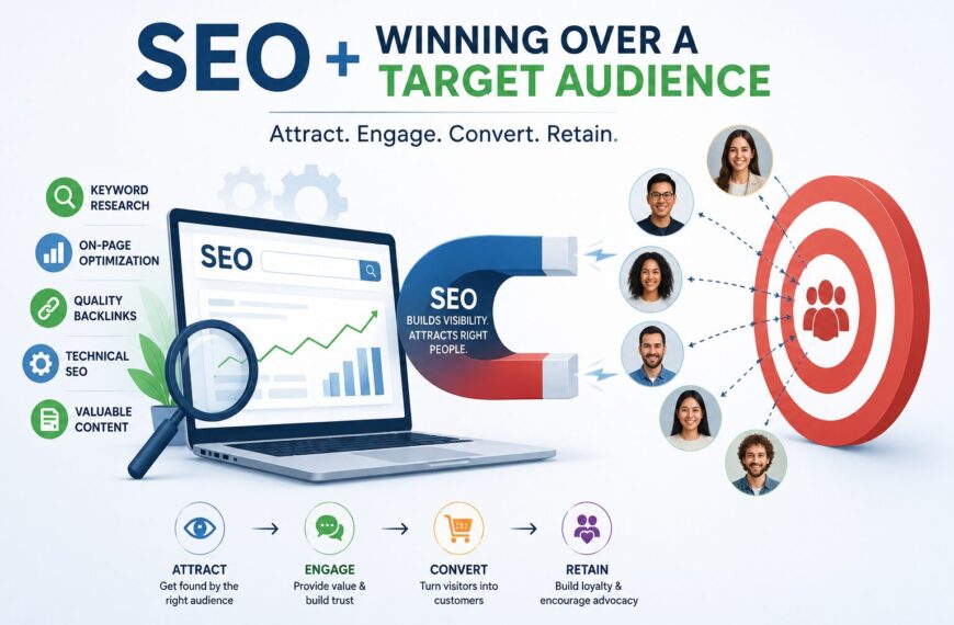 SEO + winning over a target audience