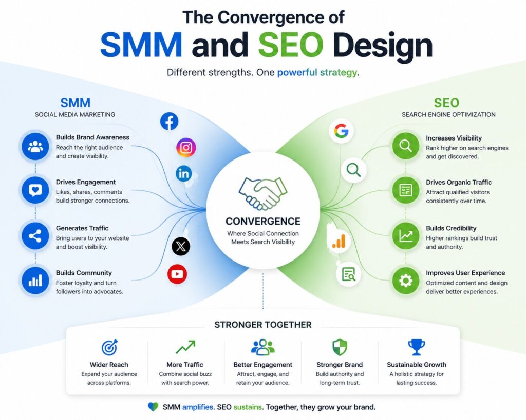 the convergence of SMM and SEO design