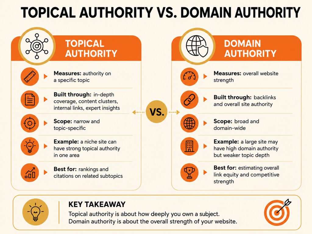 topical vs domain authority